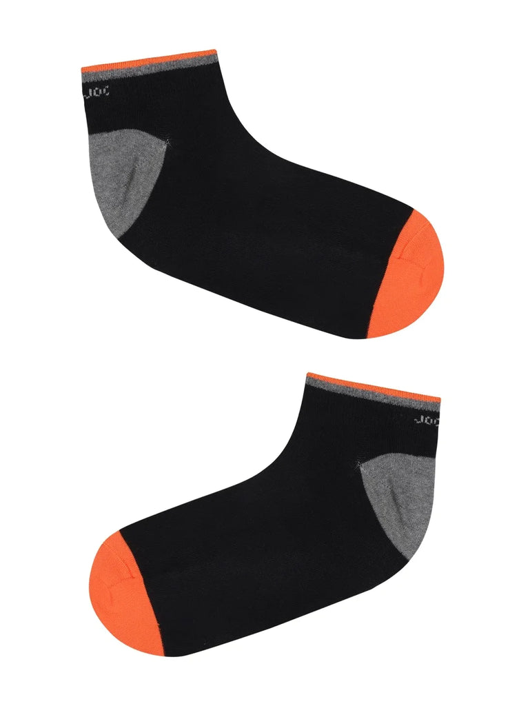 Black Jockey Men's Compact Cotton Stretch Low Show Socks With Stay Fresh Treatment