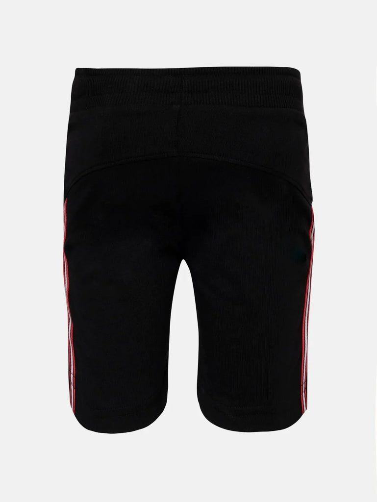 Black JOCKEY Boy's Super Combed Cotton Rich Solid Shorts