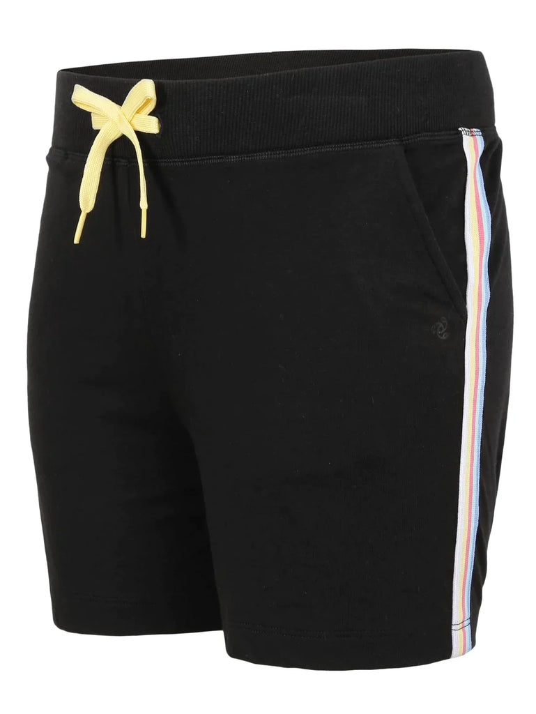 Black JOCKEY Girl's Regular Fit Solid Shorts