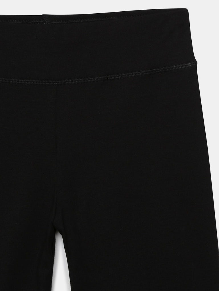 Black JOCKEY Girl's Solid Shorts