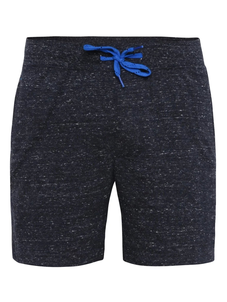 Black Snow Melange JOCKEY Boy's Super Combed Cotton Printed Shorts