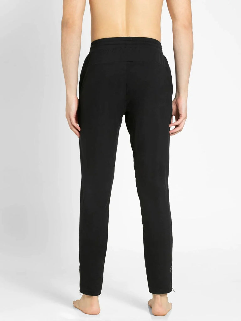 Black Slim Fit JOCKEY Men's Trackpants 