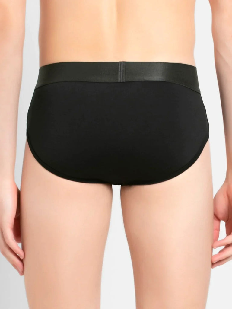 Black Jockey Solid Brief For Men