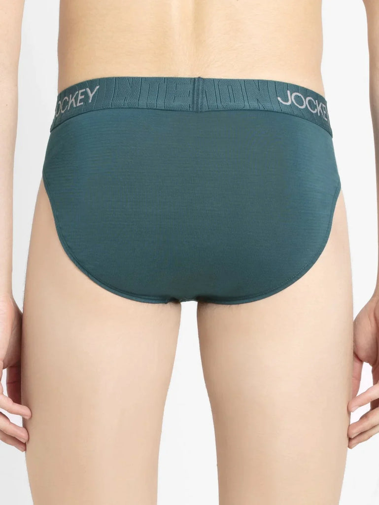 Blue Coral Jockey Solid Brief For Men 