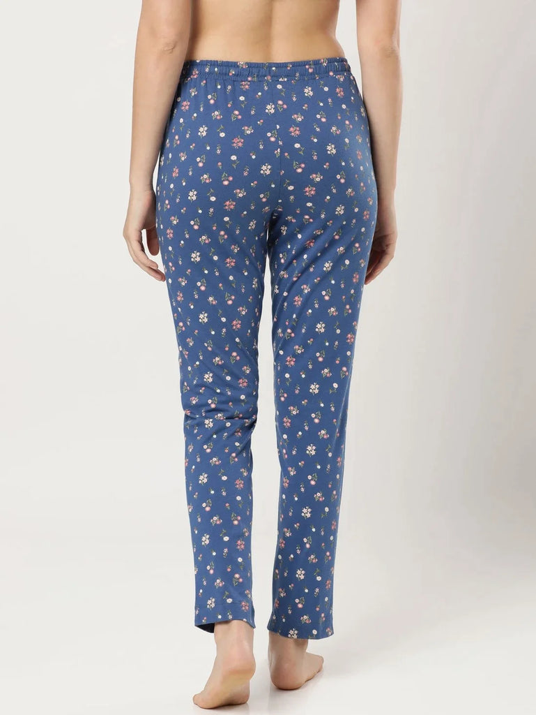 Blue Quartz JOCKEY Women's Relaxed Fit Printed Pyjama.