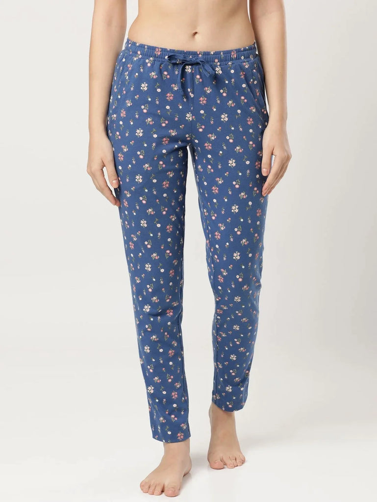 Blue Quartz JOCKEY Women's Relaxed Fit Printed Pyjama.