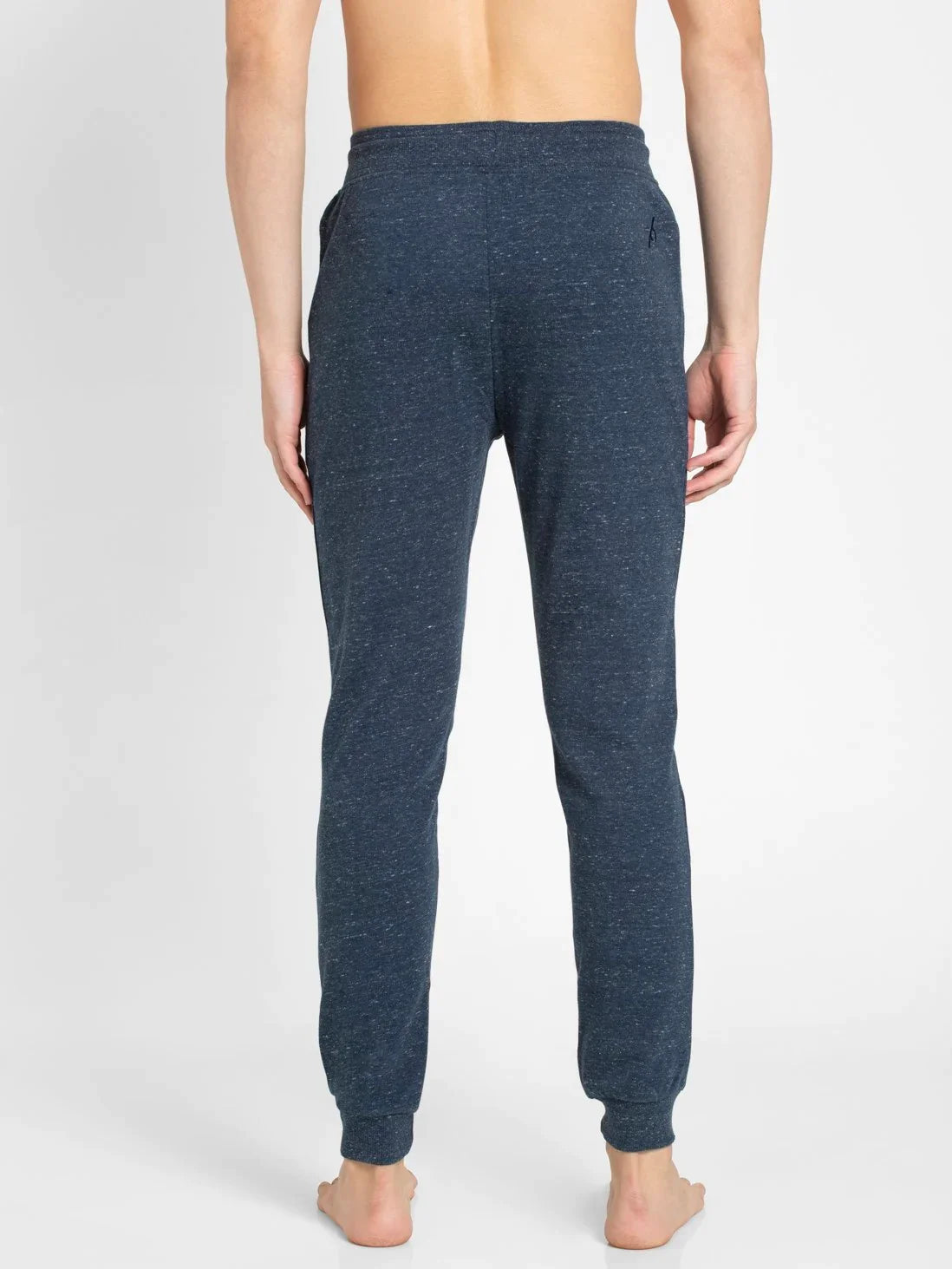 Buy Men's Super Combed Cotton Rich Slim Fit Joggers with Side Pockets -  Cream Melange US90