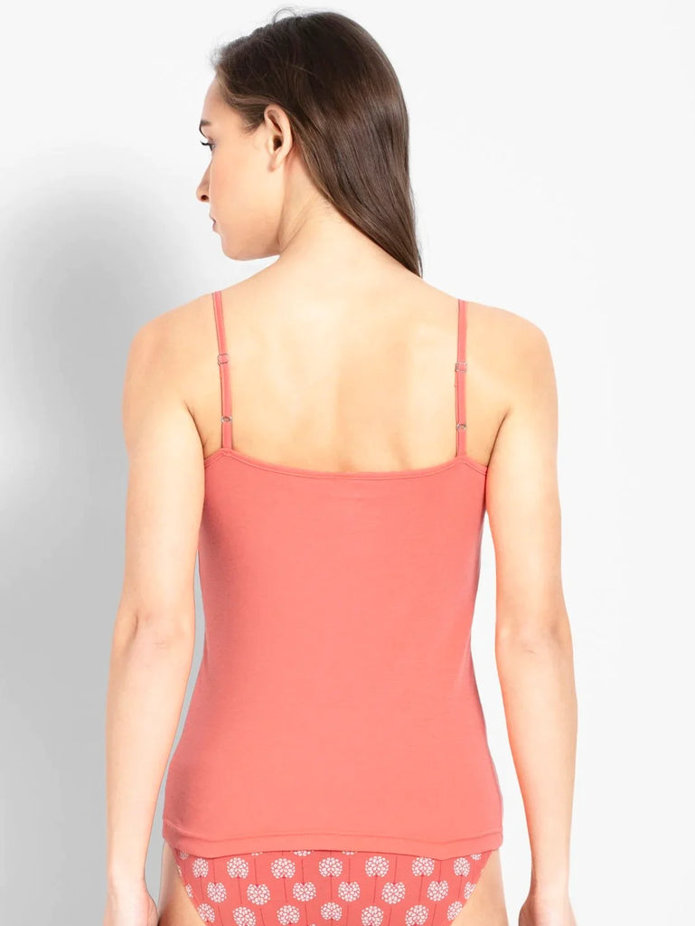 Blush Pink Jockey Women's Rib camisole