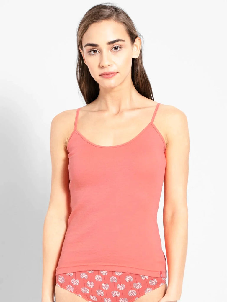 Blush Pink Jockey Women's Rib camisole