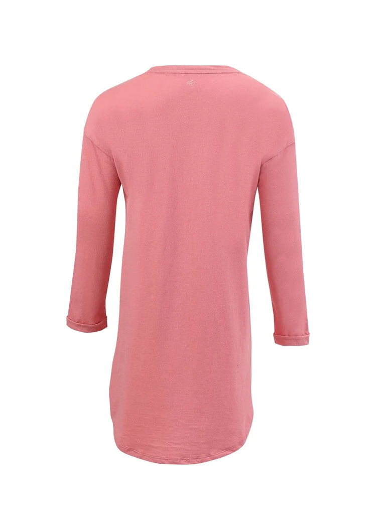 Brandied Apricot JOCKEY Girl's Full Sleeve Long Length T-Shirt