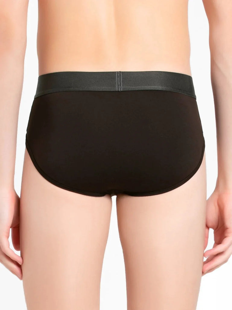 Brown Jockey Solid Brief For Men