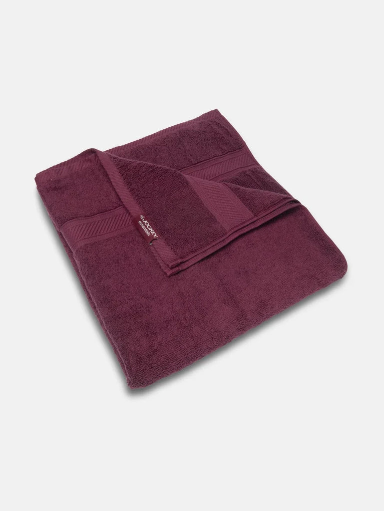 Cotton Terry Ultrasoft and Durable Solid Bath Towel Burgundy