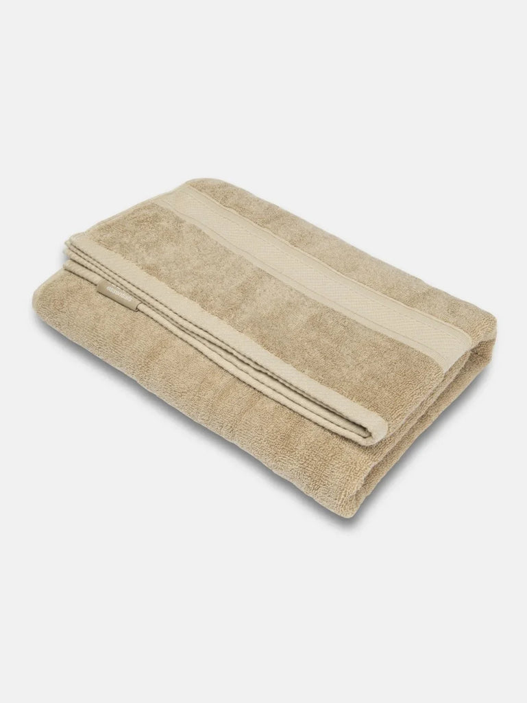 Cotton Terry Ultrasoft and Durable Solid Bath Towel Camel