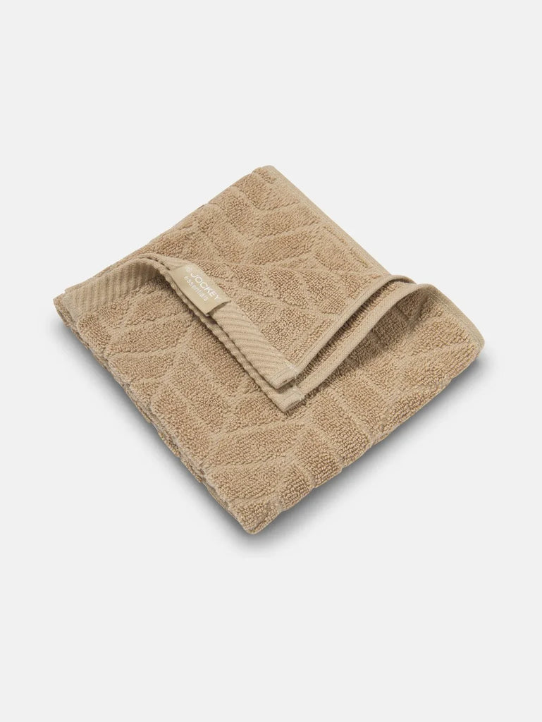 Cotton Terry Ultrasoft and Durable Patterned Hand Towel Camel