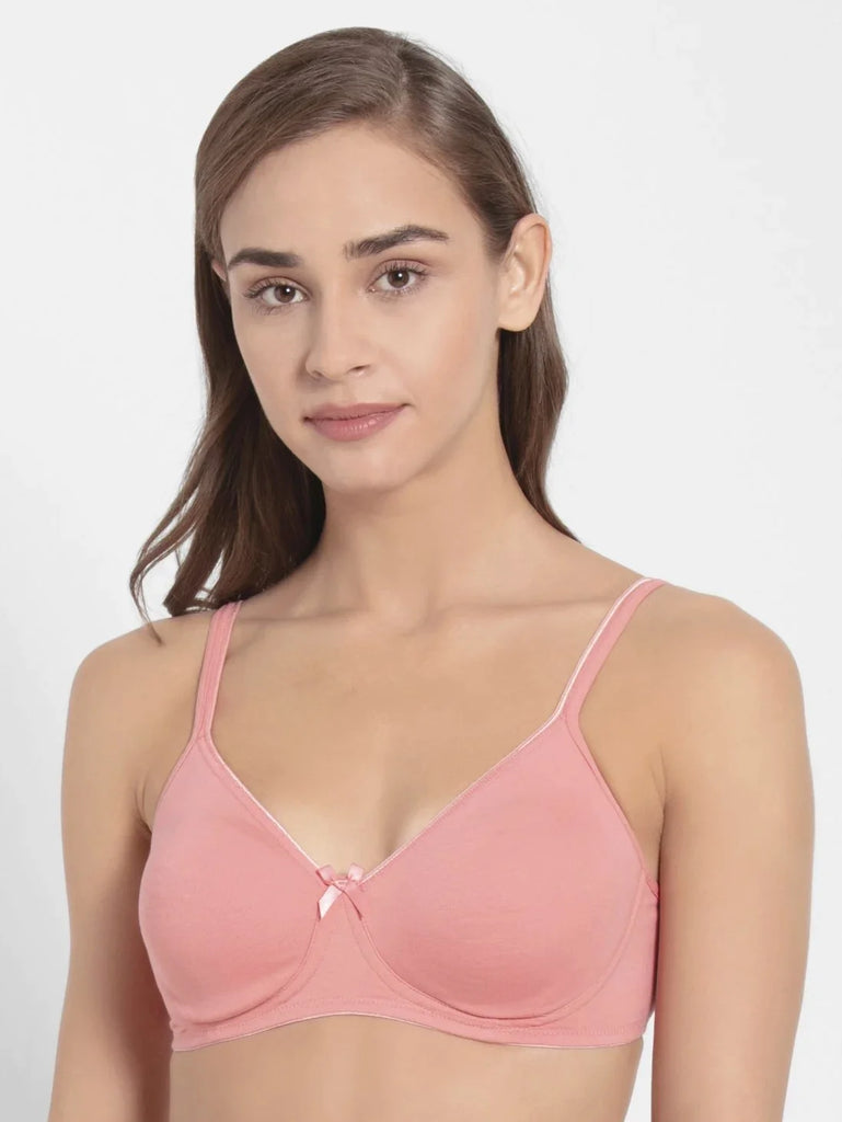 Candlelight Peach Jockey wirefree non padded Everyday bra for women