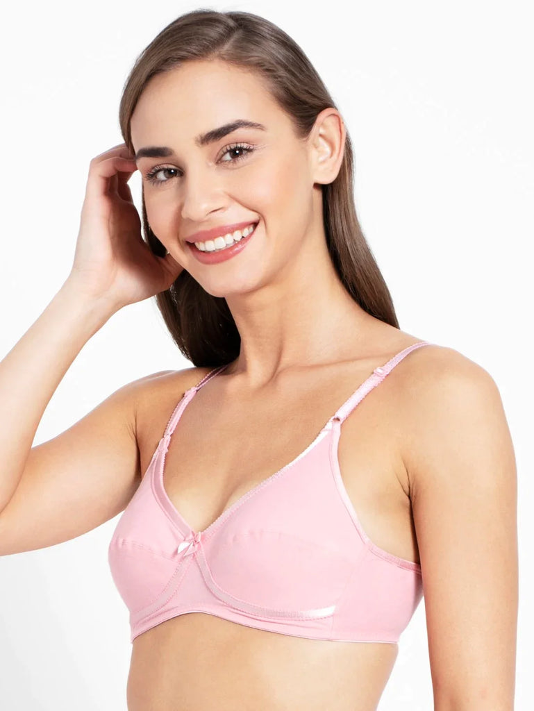 Candy Pink JOCKEY Women's Wirefree Everyday Bra.