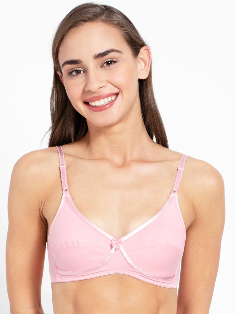 Candy Pink JOCKEY Women's Wirefree Everyday Bra.