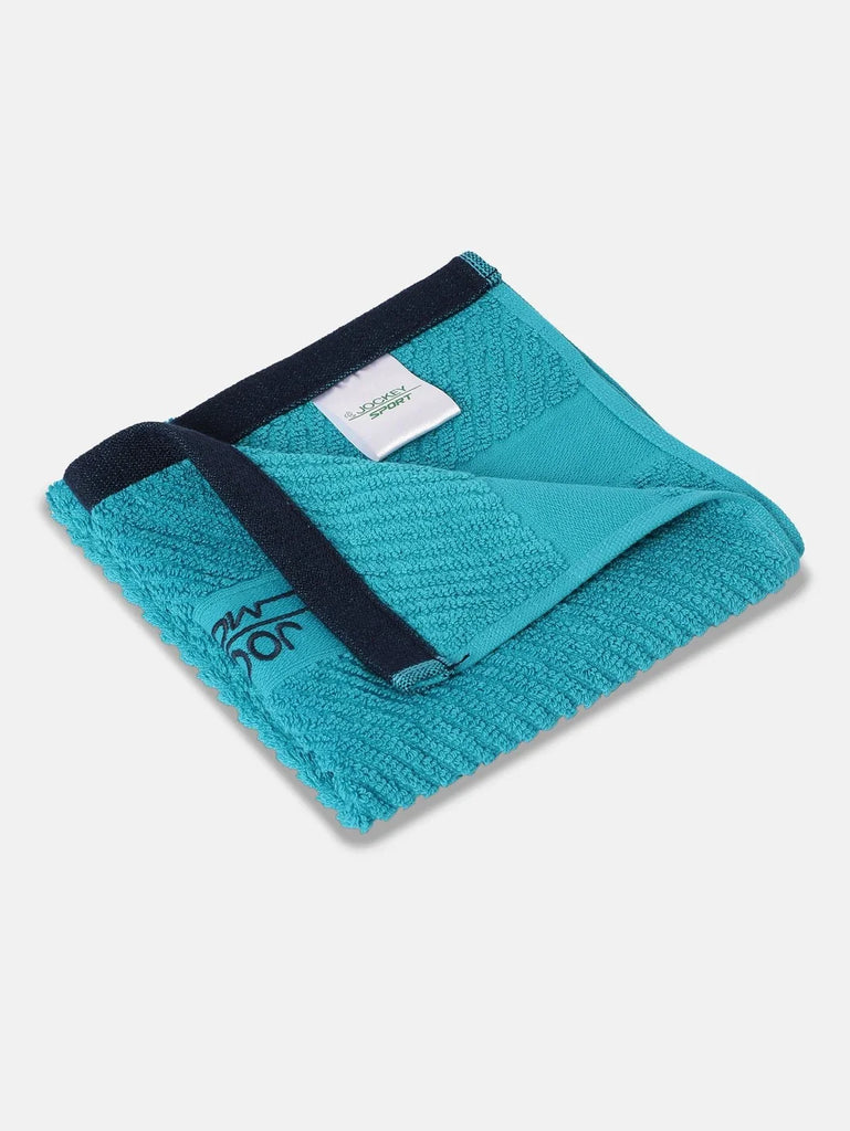 Cotton Rich Terry Ultrasoft and Durable Solid Hand Towel - (Pack of 2) Caribbean Turquoise