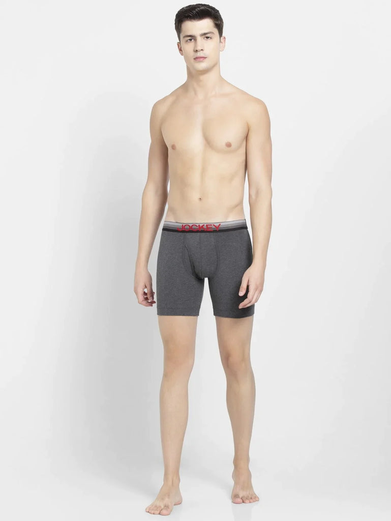 Charcoal Melange Jockey Brief Underwear