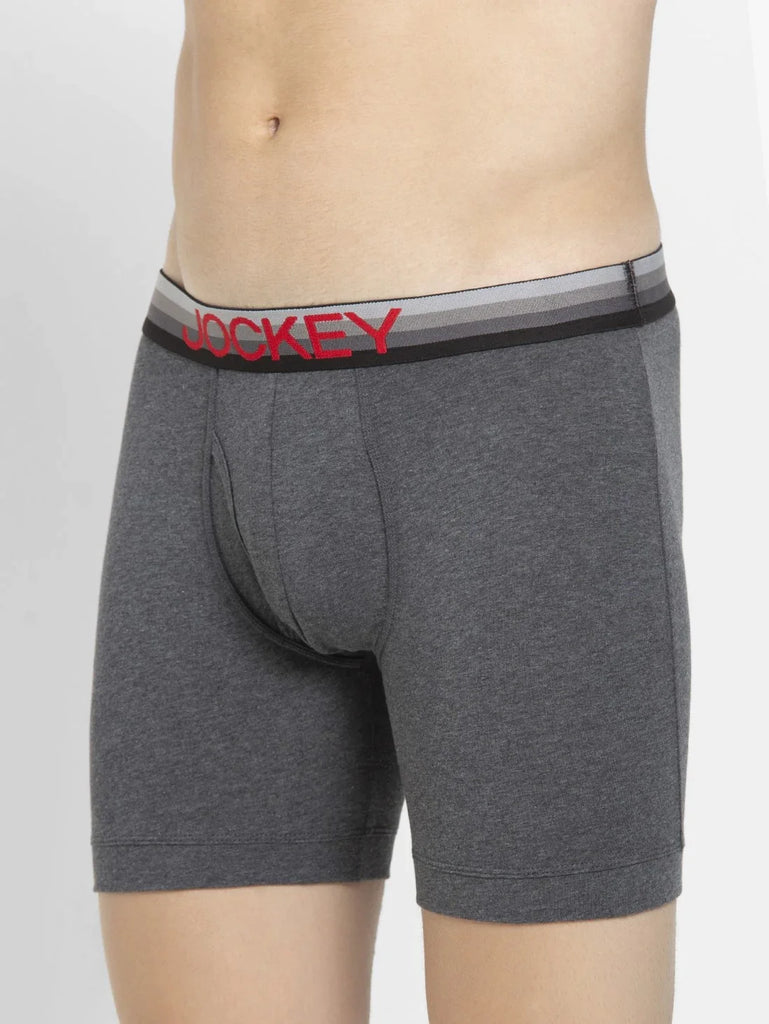 Charcoal Melange Jockey Brief Underwear