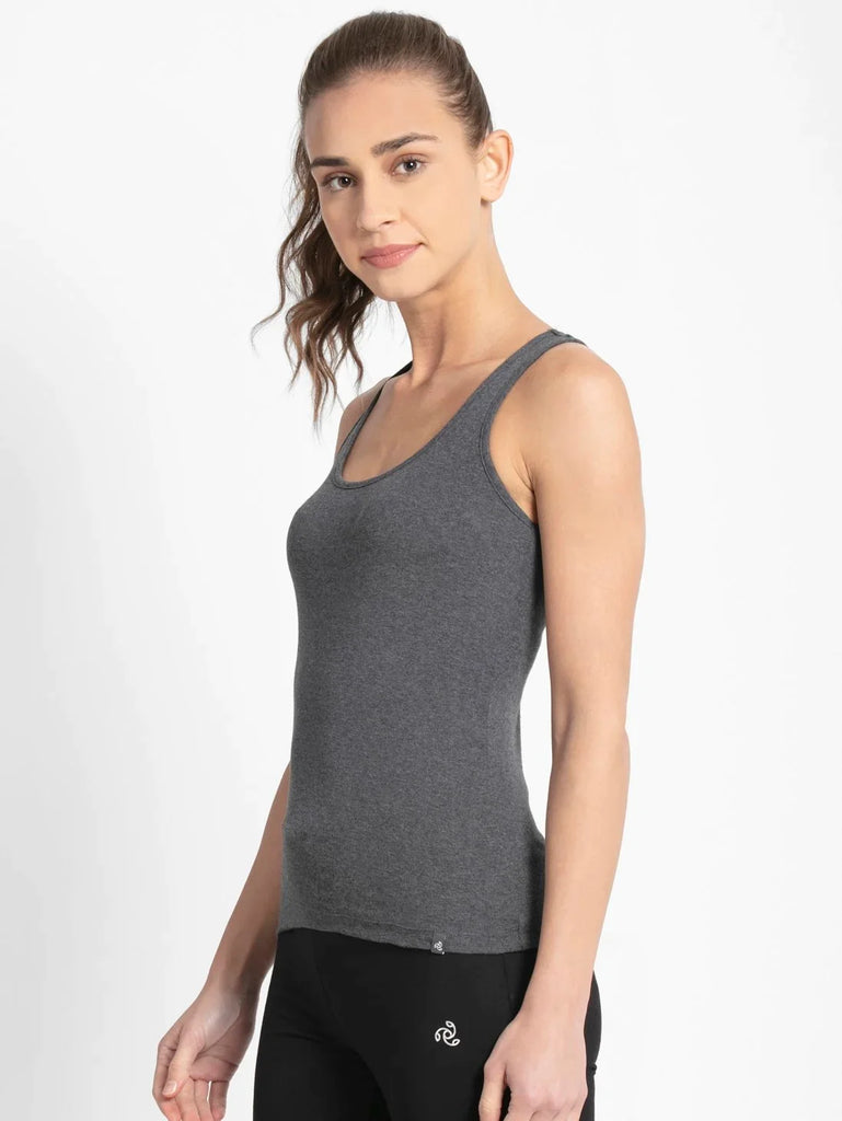 Charcoal Melange JOCKEY Women's Tank Top