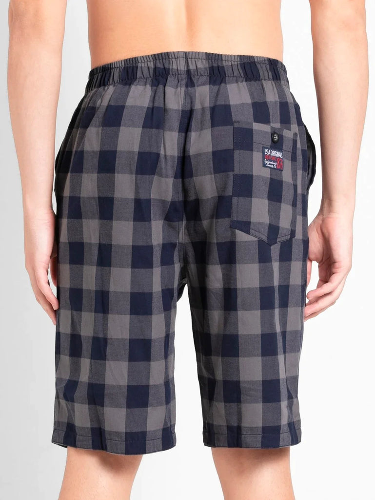 Charcoal & NavyJOCKEY Men's Regular Fit Printed Bermuda