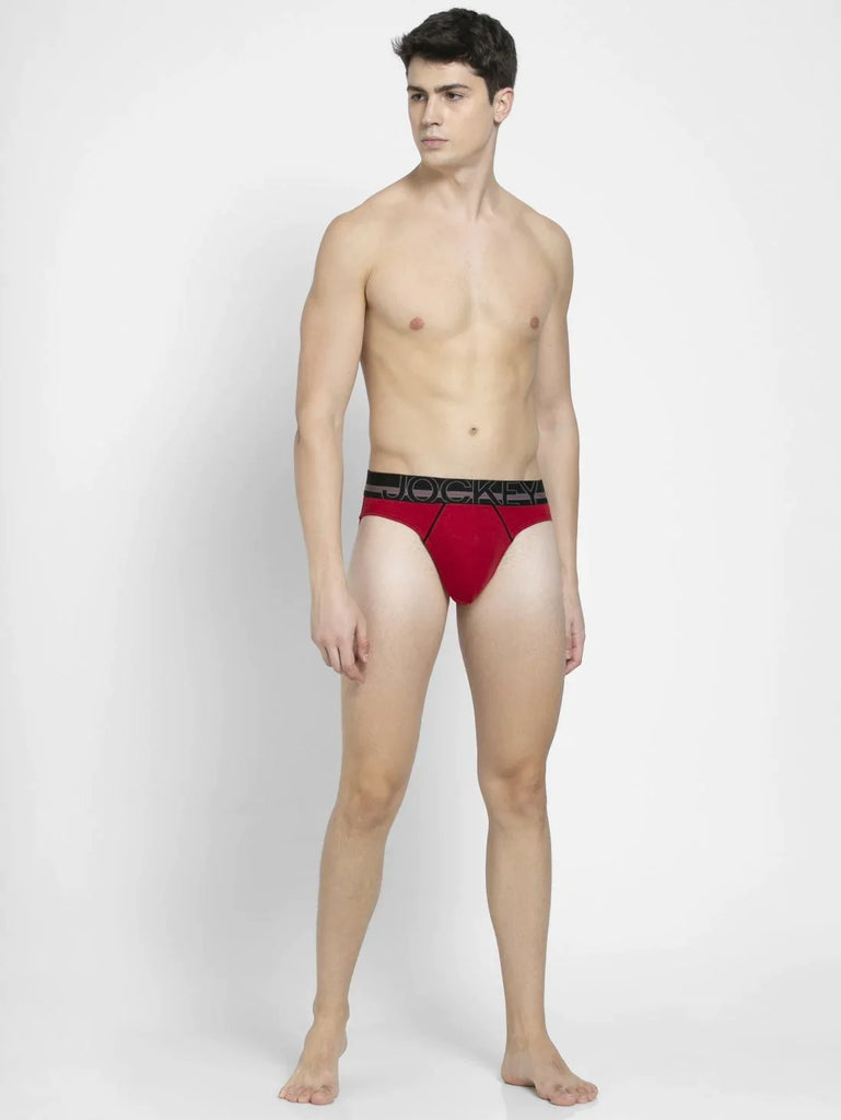 Chilli Pepper Jockey Solid Brief Underwear Men