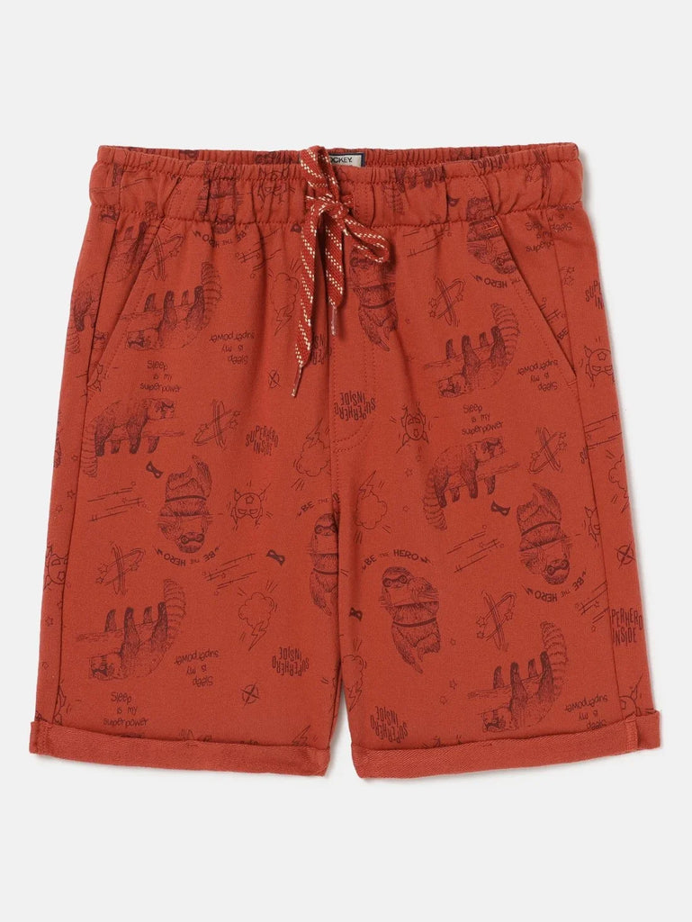 Cinnabar Assorted JOCKEY Boy's Printed Shorts