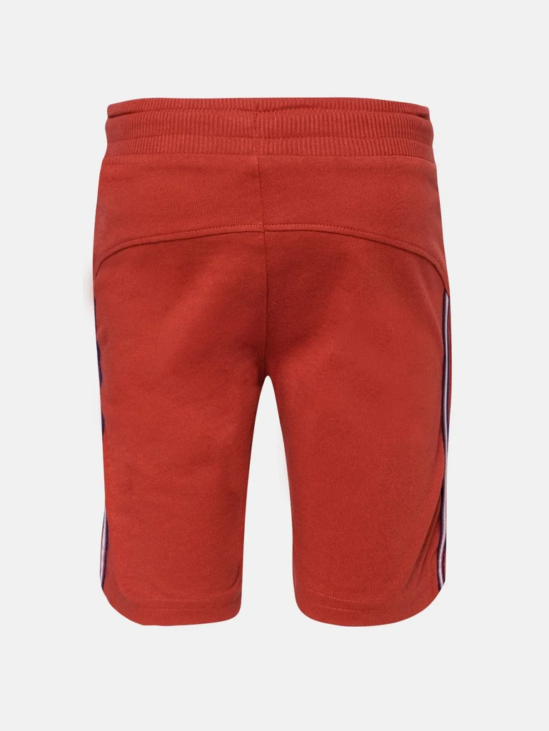 Cinnabar JOCKEY Boy's Super Combed Cotton Rich Solid Shorts