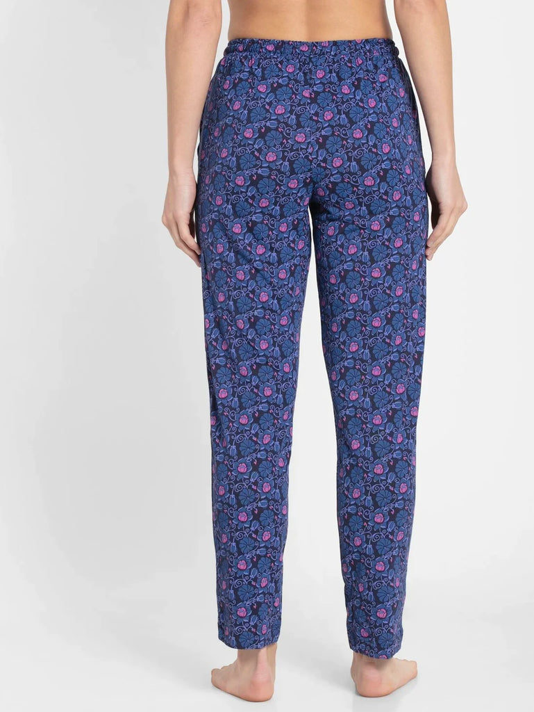 Classic Navy Assorted Prints JOCKEY Women's Relaxed Fit Pyjama.