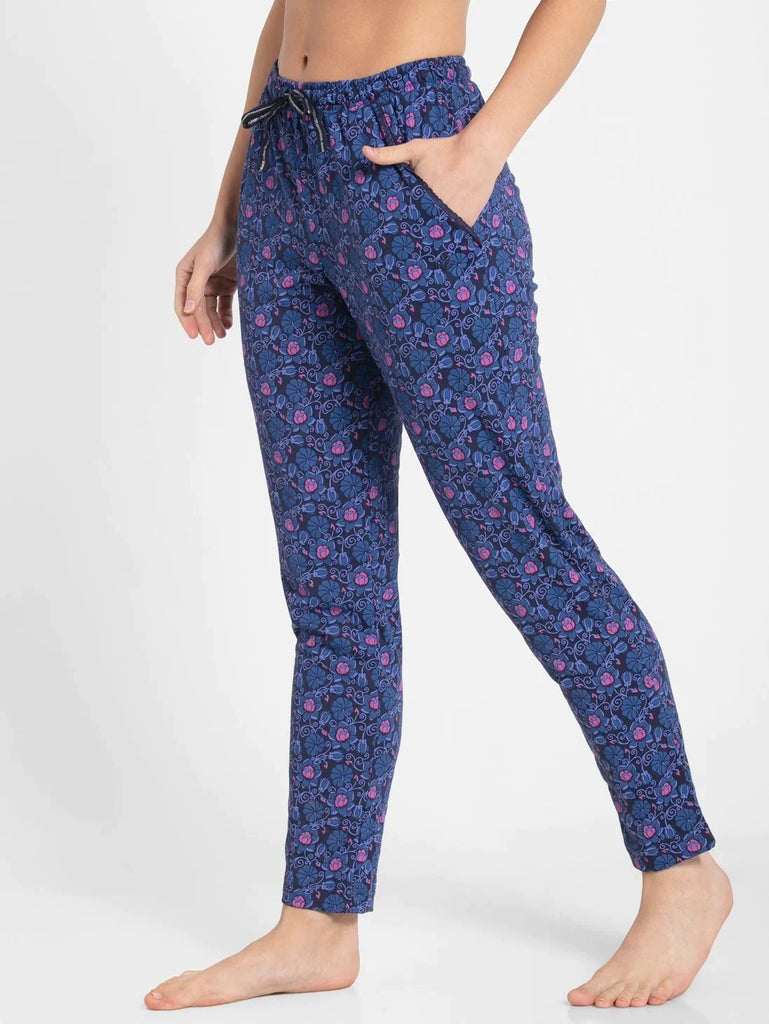 Classic Navy Assorted Prints JOCKEY Women's Relaxed Fit Pyjama.