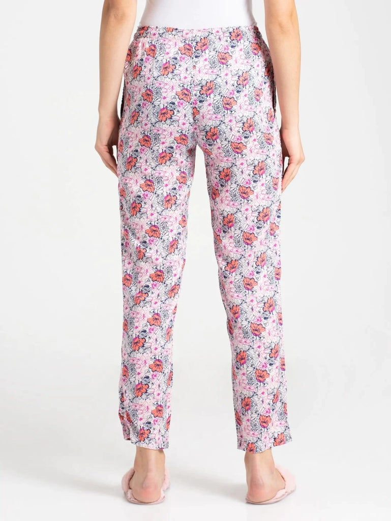 Classic Navy Assorted Prints JOCKEY Women's Relaxed Fit Pyjama.