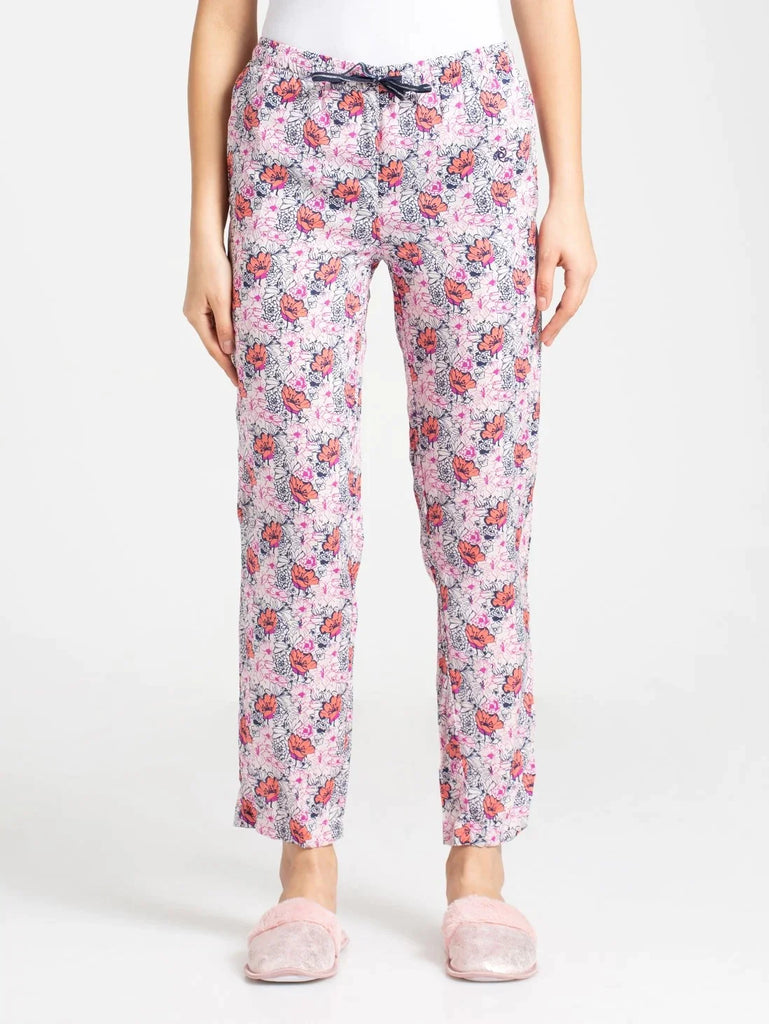 Classic Navy Assorted Prints JOCKEY Women's Relaxed Fit Pyjama.