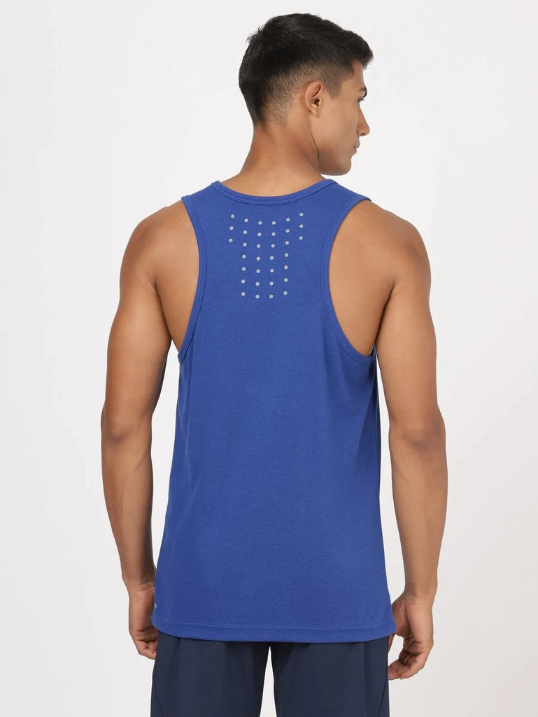 Cobalt BlueJOCKEY Men's Solid Low Neck Tank Top