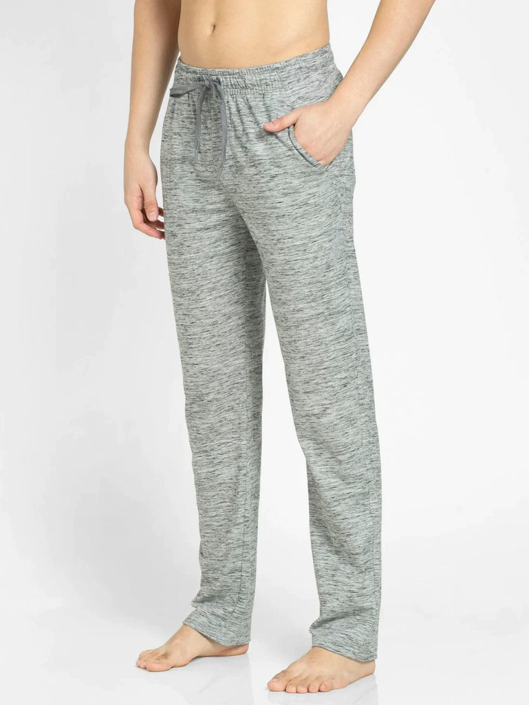 Cool Grey Melange Slim Fit Jockey men's Trackpants 