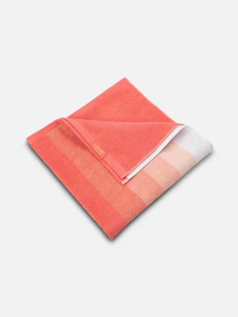 Coral Jockey Cotton Terry Ultrasoft and Durable Striped Bath Towel 