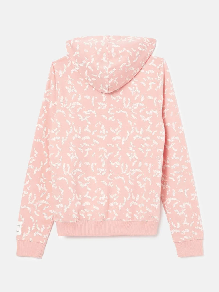 Coral Cloud AOP JOCKEY Girl's Cotton Graphic Printed Sweatshirt