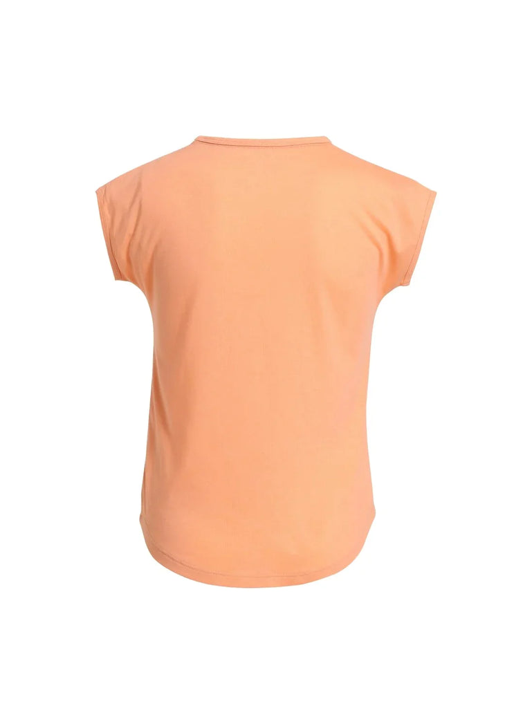 Coral Reef JOCKEY Girl's Hi Low Hem Short Sleeve T-Shirt