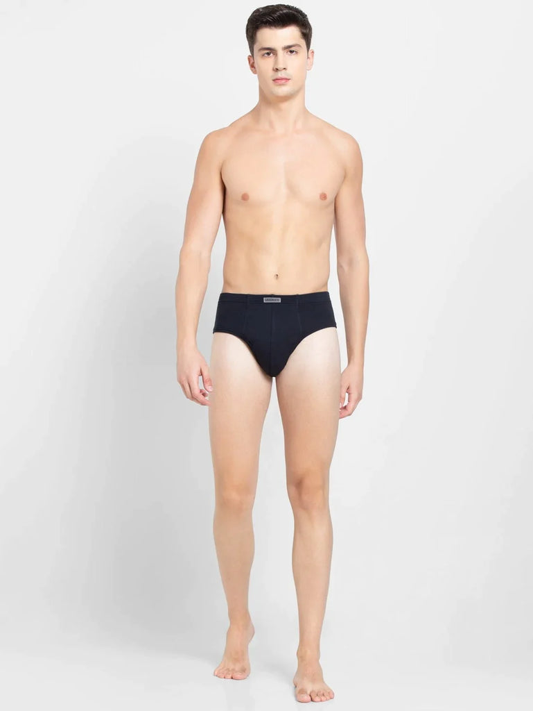 Deep Navy Jockey Solid Brief Underwear Men