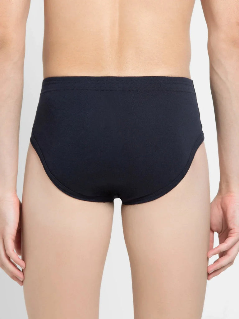 Deep Navy Jockey Solid Brief Underwear Men