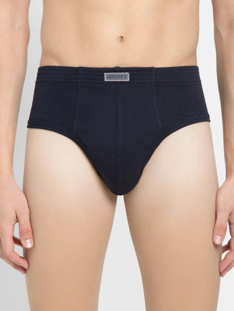 Deep Navy Jockey Solid Brief Underwear Men