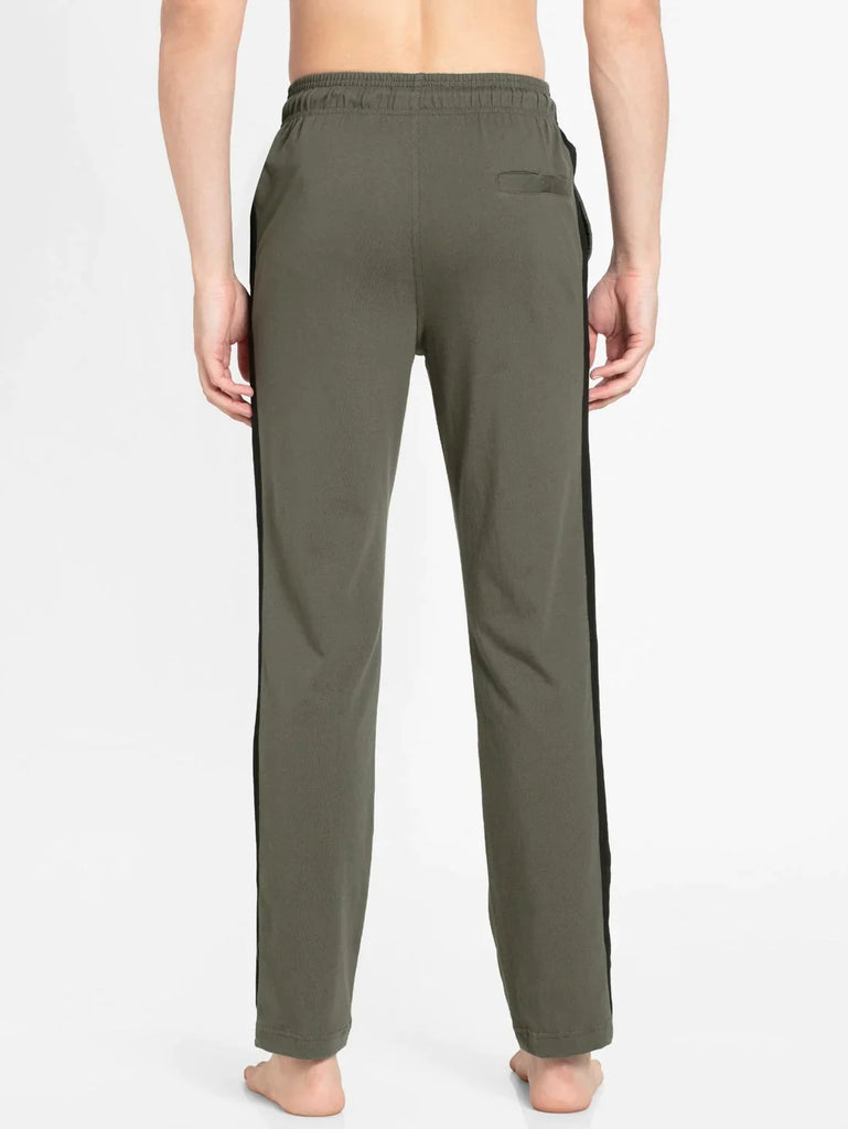 Deep Olive Straight Fit JOCKEY Men's Trackpants.