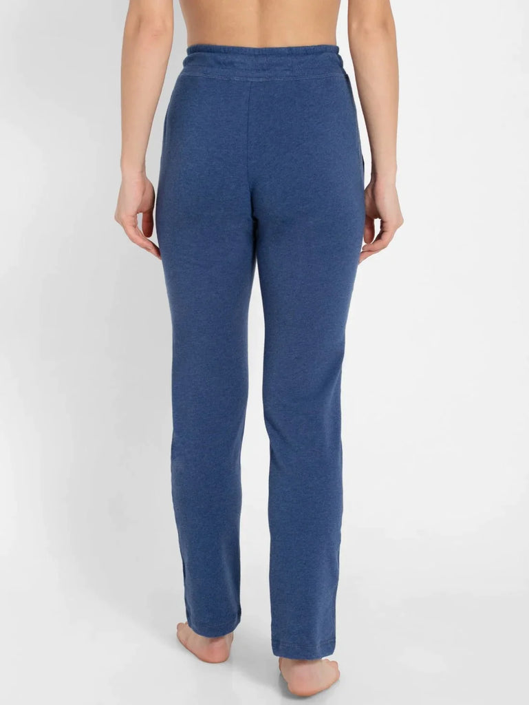 Denim Blue Melange JOCKEY Track Pant for Women