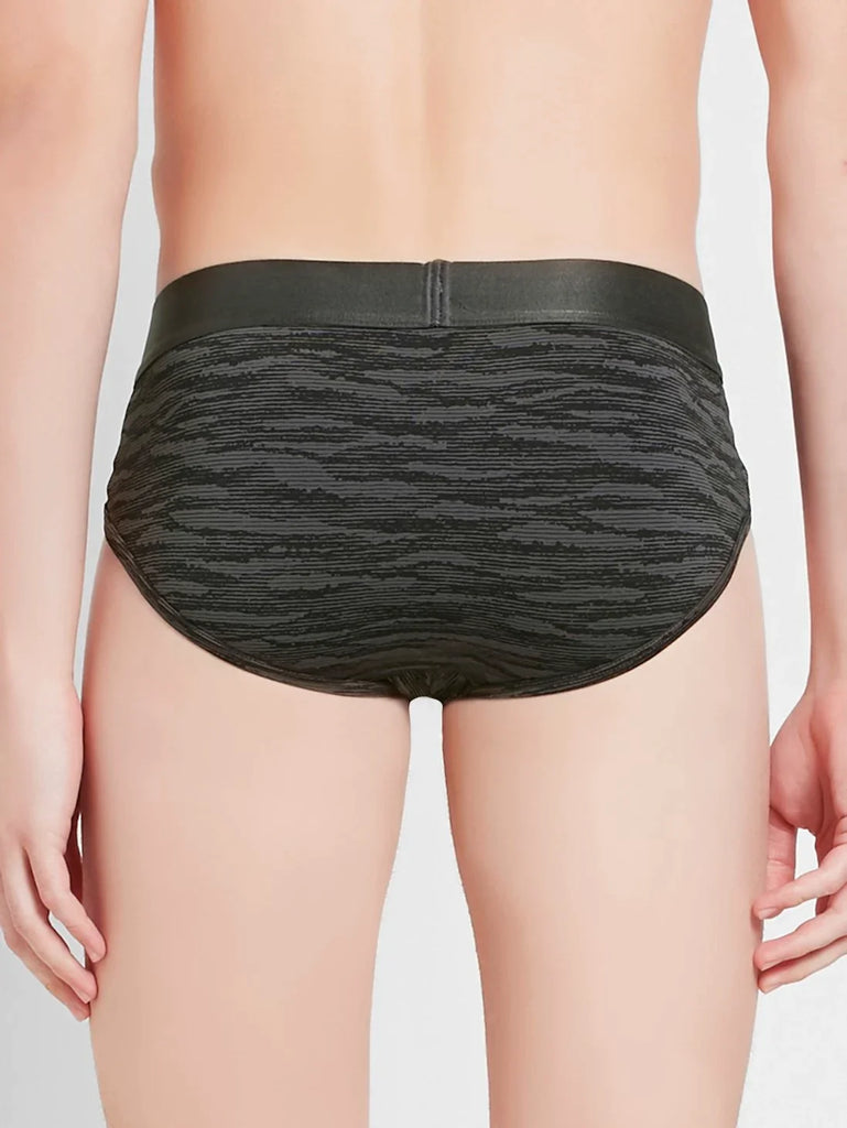 Ebony Grey Prints Jockey Brief For Men