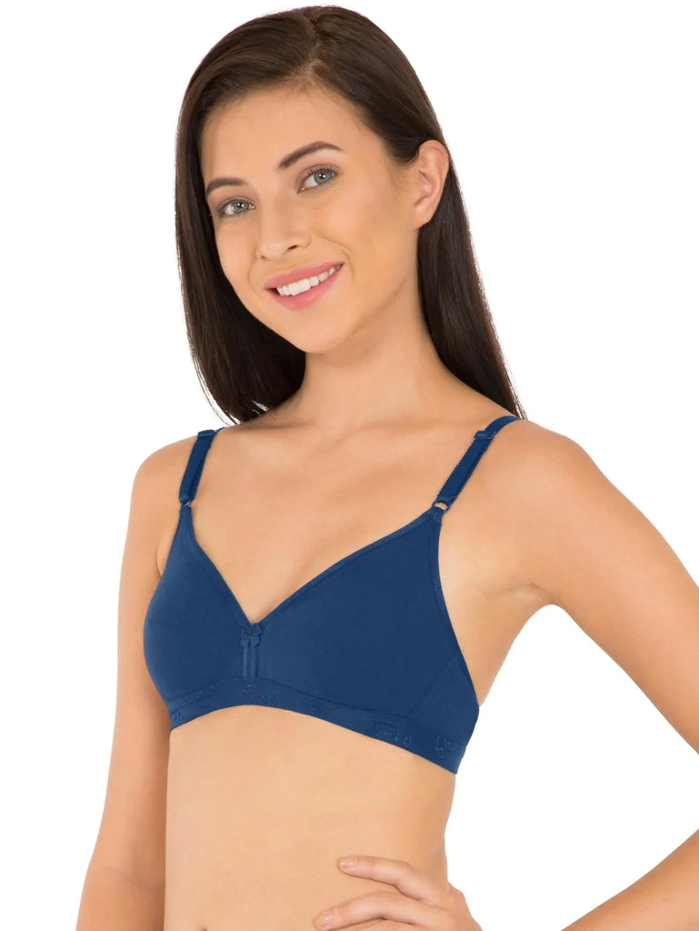 Estate Blue JOCKEY Women's Wirefree Non Padded Beginners Bra.