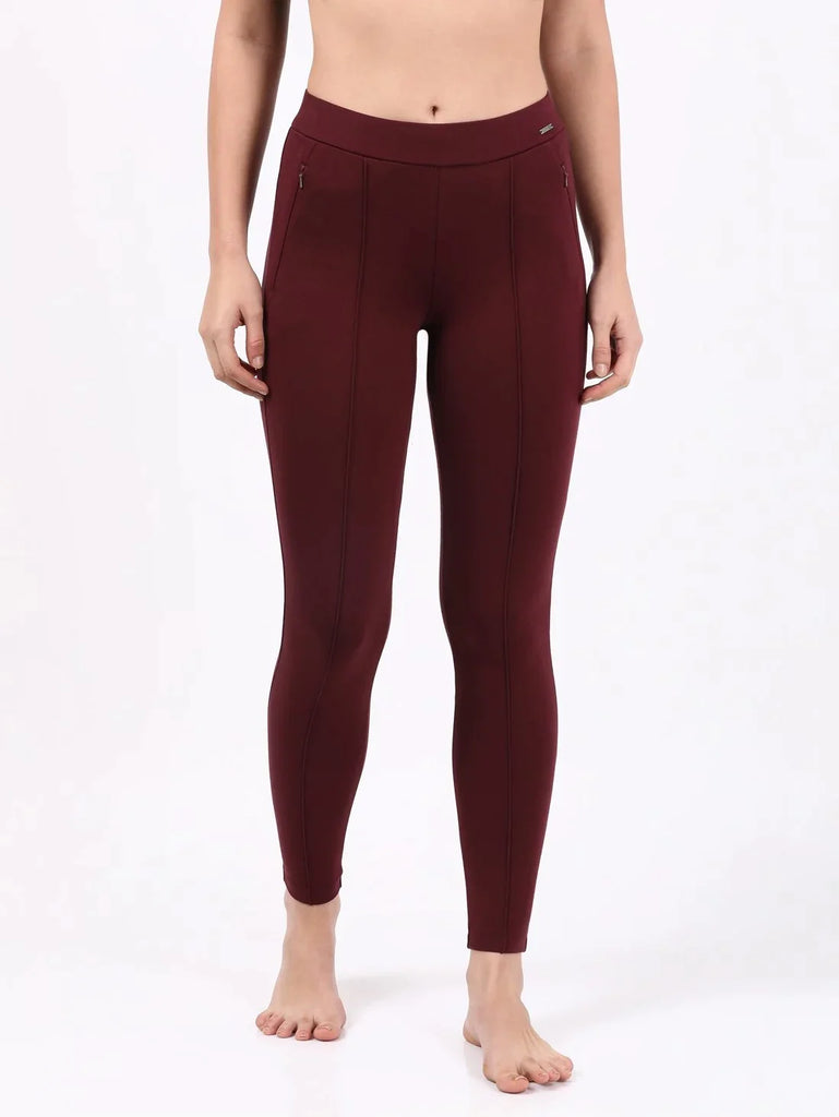 Fig JOCKEY Women's Rayon Nylon Elastane Stretch Treggings.