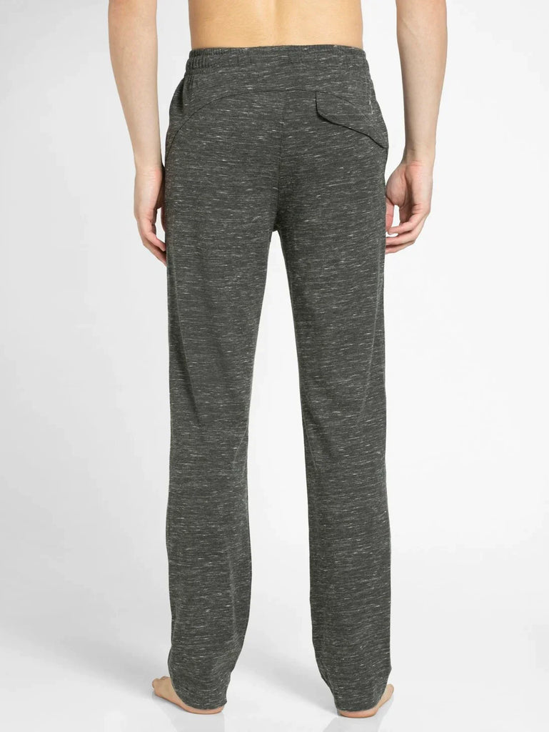 Forest Dark Grey Melange Slim Fit Jockey men's Trackpants 