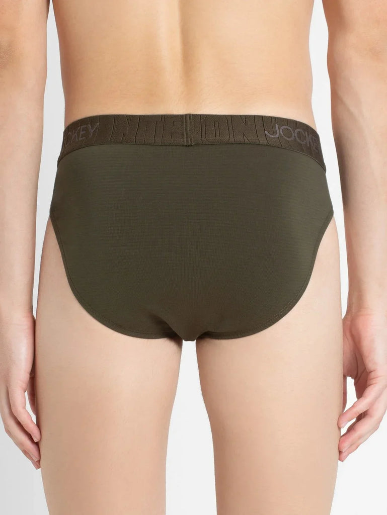 Forest Night Jockey Solid Brief For Men 