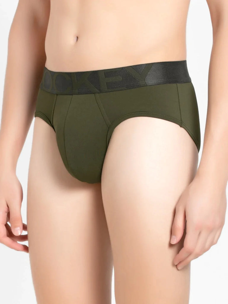 Forest Night Jockey Solid Brief For Men