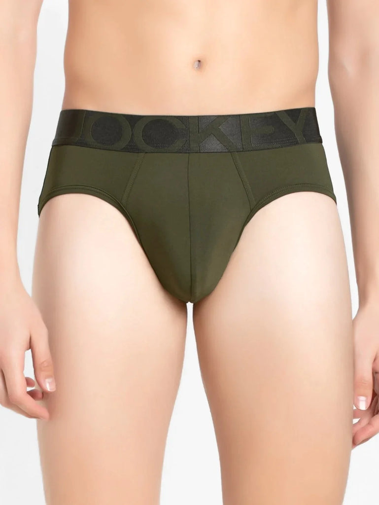 Forest Night Jockey Solid Brief For Men